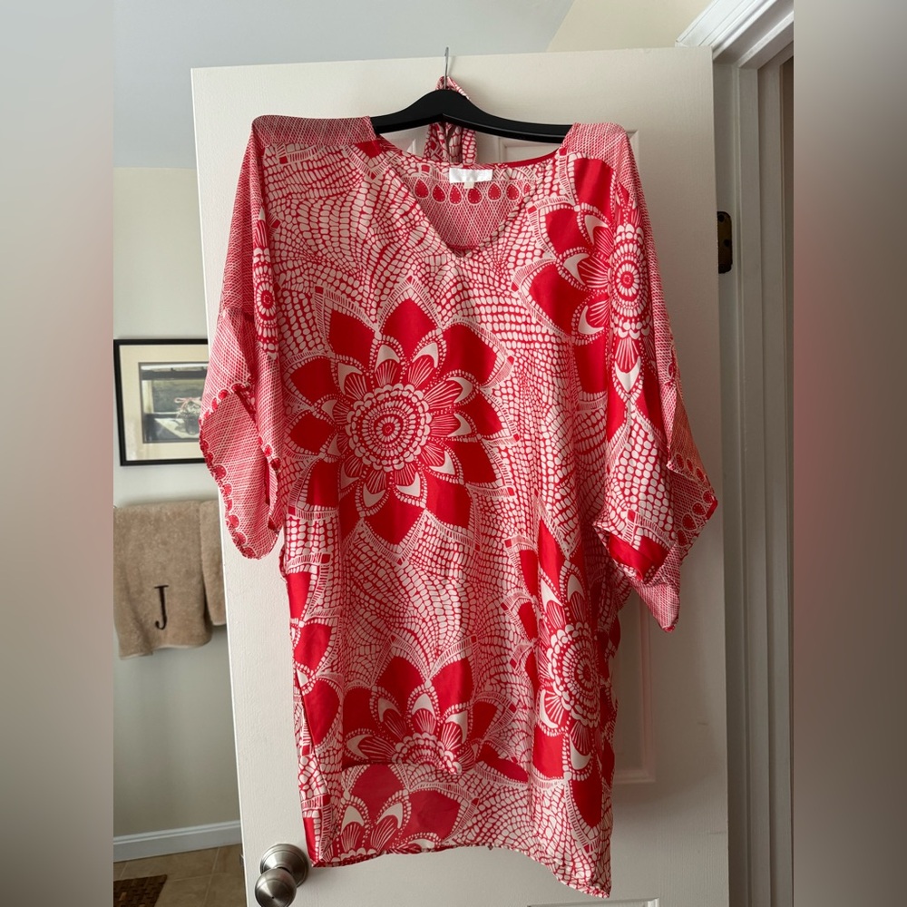 Alexis silk dress with sash